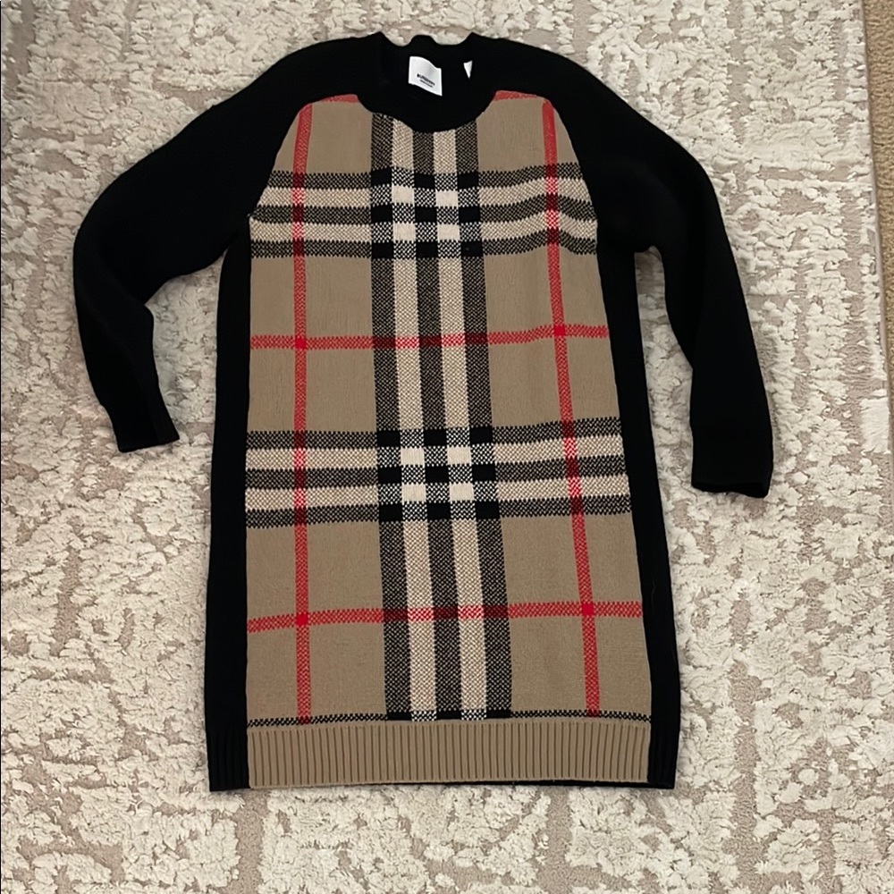 Plaid Sweater Dress